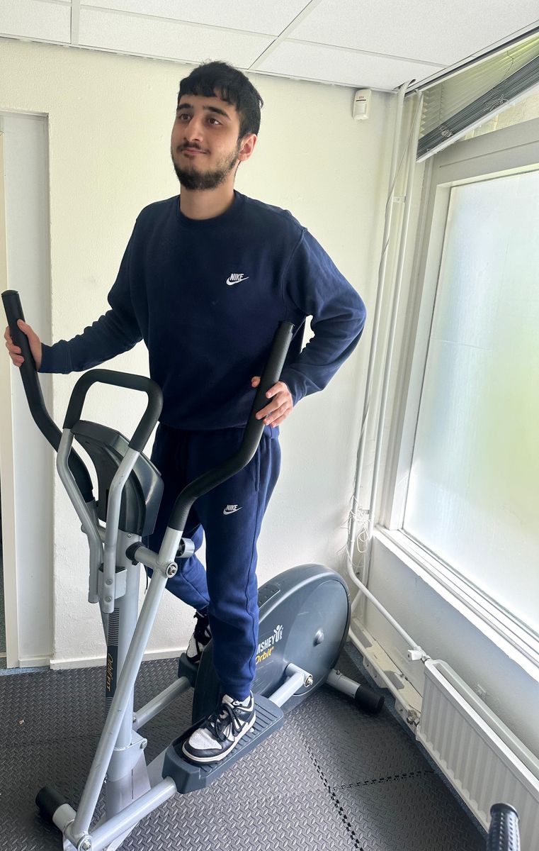 Talent traint op de hometrainer